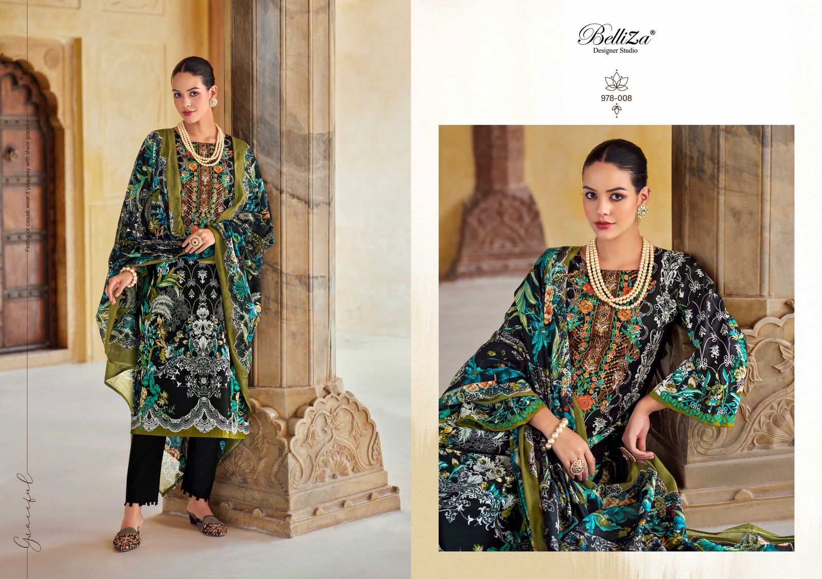 Naira Vol 75 By Belliza Cotton Printed Dress Material Wholesale Shop In Surat